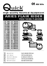 Preview for 1 page of Quick ARIES 700W User Manual