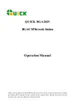 Quick BGA 2025 Operation Manual preview