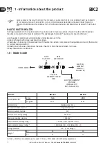 Preview for 4 page of Quick BK 160 Installation And User Manual