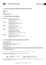 Preview for 7 page of Quick BTQ 110 Installation And User Manual