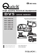 Quick DV5 1700 DC Manual Of Installation And Use preview