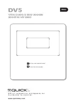 Preview for 34 page of Quick DV5 1700 DC Manual Of Installation And Use