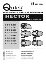 Preview for 1 page of Quick HC 1712 2B User Manual