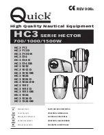 Preview for 1 page of Quick HC3 712 D User Manual