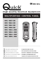 Preview for 1 page of Quick HRC 1002 C00 Installation And Use Manual