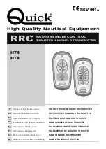 Preview for 1 page of Quick HT8 Manual Of Installation And Use