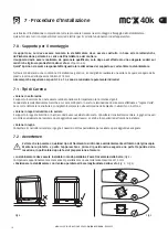 Preview for 16 page of Quick mc2X 40k Installation & Use Manual