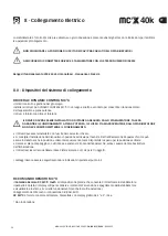 Preview for 20 page of Quick mc2X 40k Installation & Use Manual