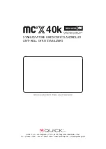 Preview for 52 page of Quick mc2X 40k Installation & Use Manual