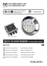 Quick QCC CLG30 RGBW Manual Of Use And Maintenance preview