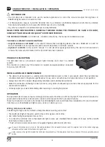 Preview for 8 page of Quick QCC DRV CH4 Manual Of Use And Maintenance