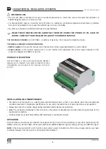 Preview for 8 page of Quick QCC-SPT DMX Manual Of Use And Maintenance