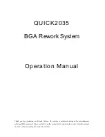 Preview for 1 page of Quick QUICK2035 Operation Manual