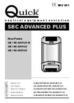 Quick SBC 1100 ADV PLUS FR User Manual preview