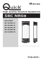 Quick SBC 1200 NRG+ FR Manual preview