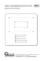 Preview for 56 page of Quick SBC 300 ADV PLUS FR User Manual