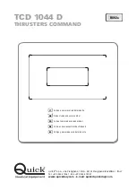 Предварительный просмотр 56 страницы Quick TCD 1044 D Manual For Use And Installation