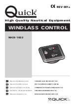 Preview for 1 page of Quick WCD 1022 Manual Of Installation And Use