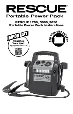 QuickCable Rescue 1700 Instructions Manual preview