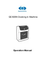 QUICKCLOCKS QC500N Operation Manual предпросмотр