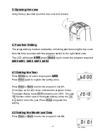 Предварительный просмотр 9 страницы QUICKCLOCKS QC500N Operation Manual