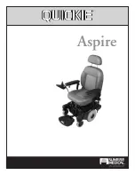 Quickie Aspire F11 User Instruction Manual preview