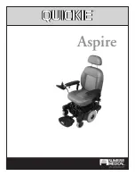 Preview for 1 page of Quickie Aspire F11 User Instruction Manual