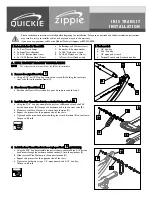 Preview for 1 page of Quickie IRIS TRANSIT Installation