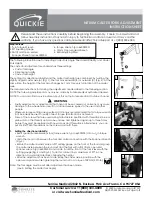 Quickie Nitrum Caster Fork Angle Instruction Sheet preview