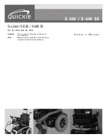 Preview for 1 page of Quickie Quickie S-646 SE Owner'S Manual