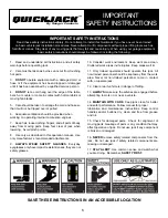 Preview for 6 page of QuickJack BL-3500 Installation And Operation Manual