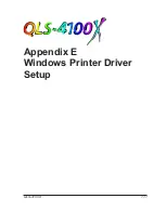 Preview for 111 page of QuickLabel Systems QLS-4100X Operation & Setup Manual