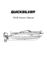 Quicksilver 755CR Owner'S Manual preview