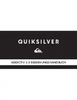 Предварительный просмотр 37 страницы Quicksilver ADDICTIV 2.0 Instruction Manual