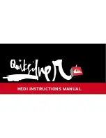 Предварительный просмотр 1 страницы Quicksilver Hedi Instruction Manual