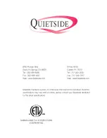 Preview for 87 page of Quietside DPW-099A User Manual