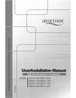 Quietside QSCE-093 User/Instalation Manual preview