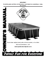 Quik Swim Pool QS 142248 Owner'S Manual preview