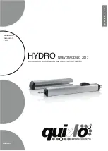 Предварительный просмотр 17 страницы quiko HYDRO H300BAC Use And Maintenance Manual