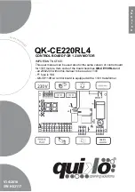 quiko QK-CE220RL4 User Manual preview