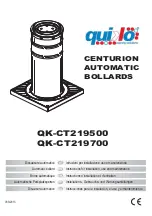 Preview for 1 page of quiko QK-CT219500 Instructions For Installation, Use And Maintenance Manual