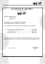 Preview for 9 page of quiko QK-CT219500 Instructions For Installation, Use And Maintenance Manual