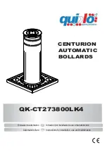 Preview for 1 page of quiko QK-CT273800LK4 Instructions For Installation, Use And Maintenance Manual