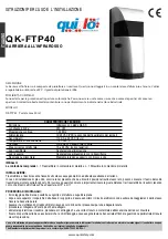 Предварительный просмотр 3 страницы quiko QK-FTP40 Operating And Installation Instructions