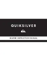 Preview for 1 page of Quiksilver SEAFIRE Instruction Manual