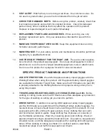 Preview for 3 page of QuikStrike 45940 Operating Information Manual