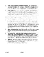 Preview for 4 page of QuikStrike 45940 Operating Information Manual