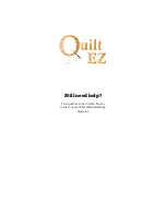 Preview for 17 page of Quilt EZ Prodigy Manual