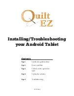 Preview for 18 page of Quilt EZ Prodigy Manual