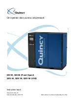 Quincy Compressor QGV 40 Instruction Book preview